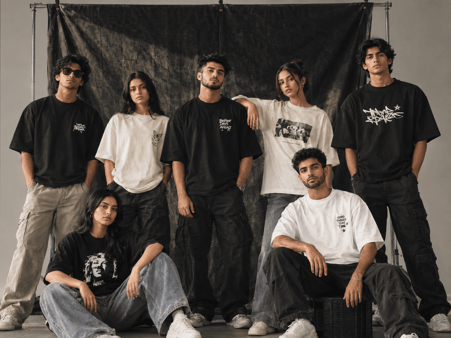 The QaafByQaswa streetwear group campaign